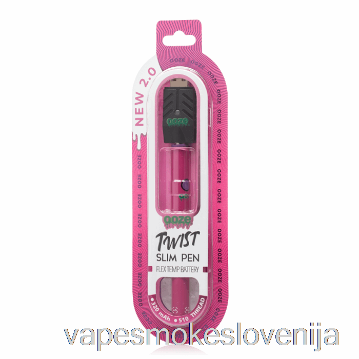 Vape Petrol Ooze Slim Twist Pen 2.0 Flex Temp Baterija Atomsko Roza